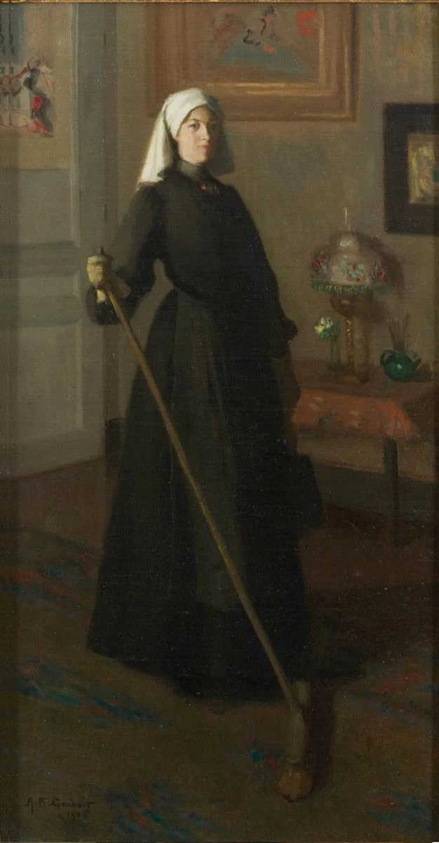 La donna delle pulizie